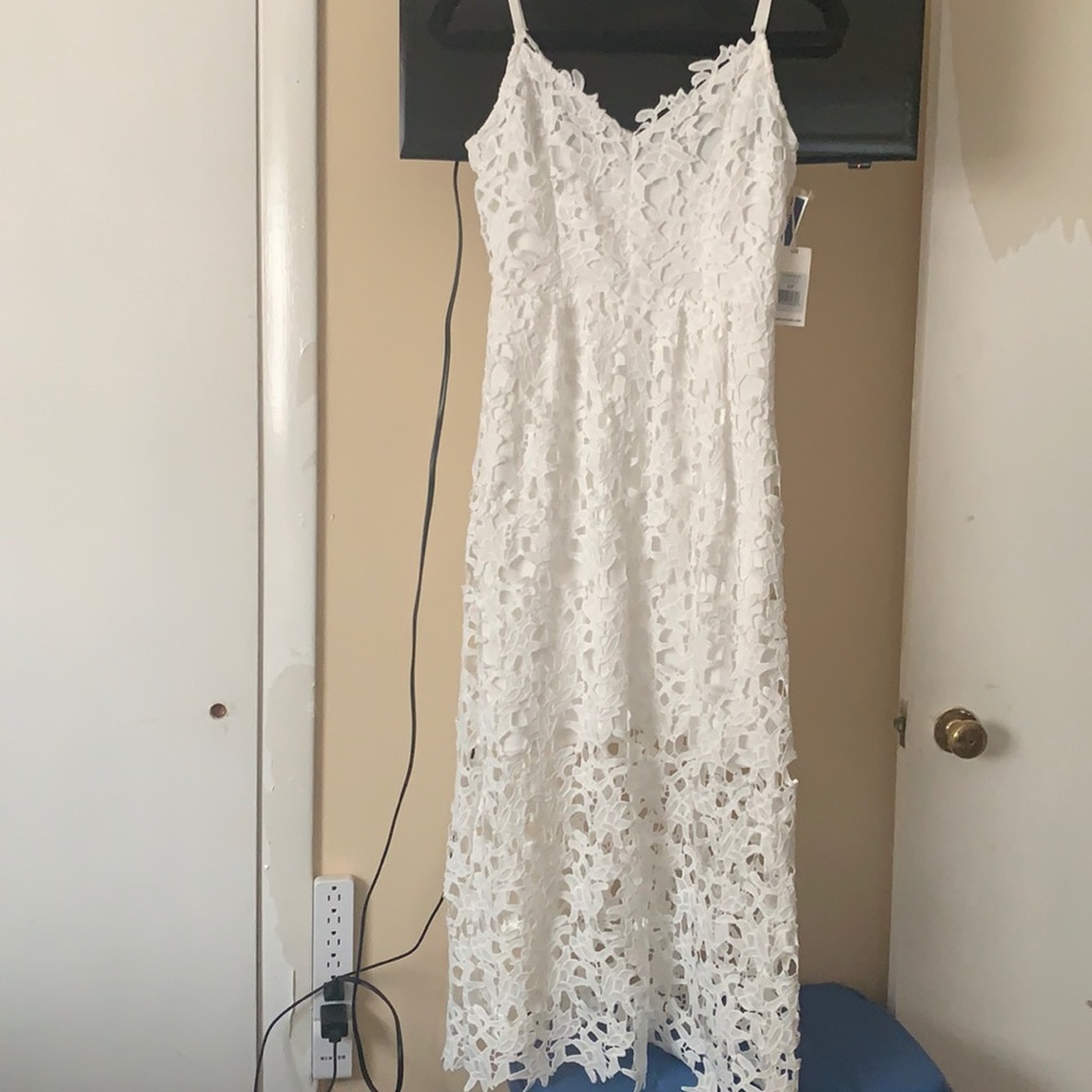 White lacy dress